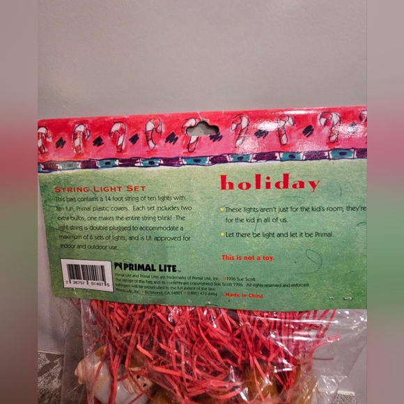 Vintage 1999 Angel Theme Primal Lite Holiday String Light Set - Picture 2 of 4